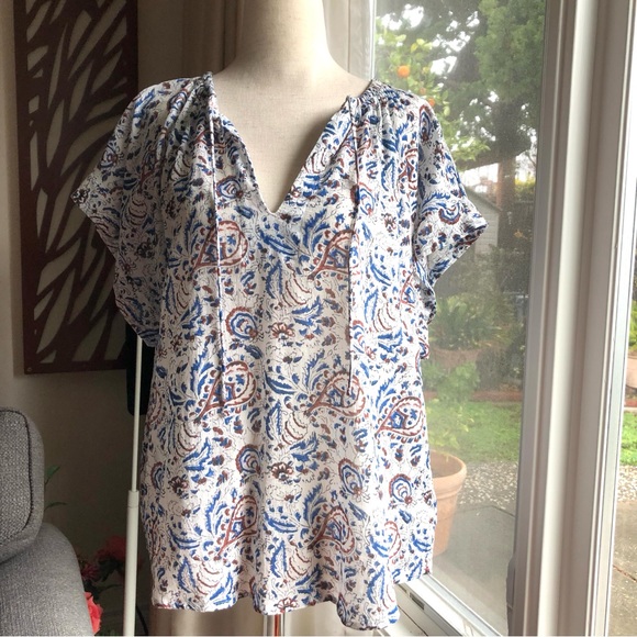 Xirena Tessa Top White Mosaic Medium - Picture 2 of 14